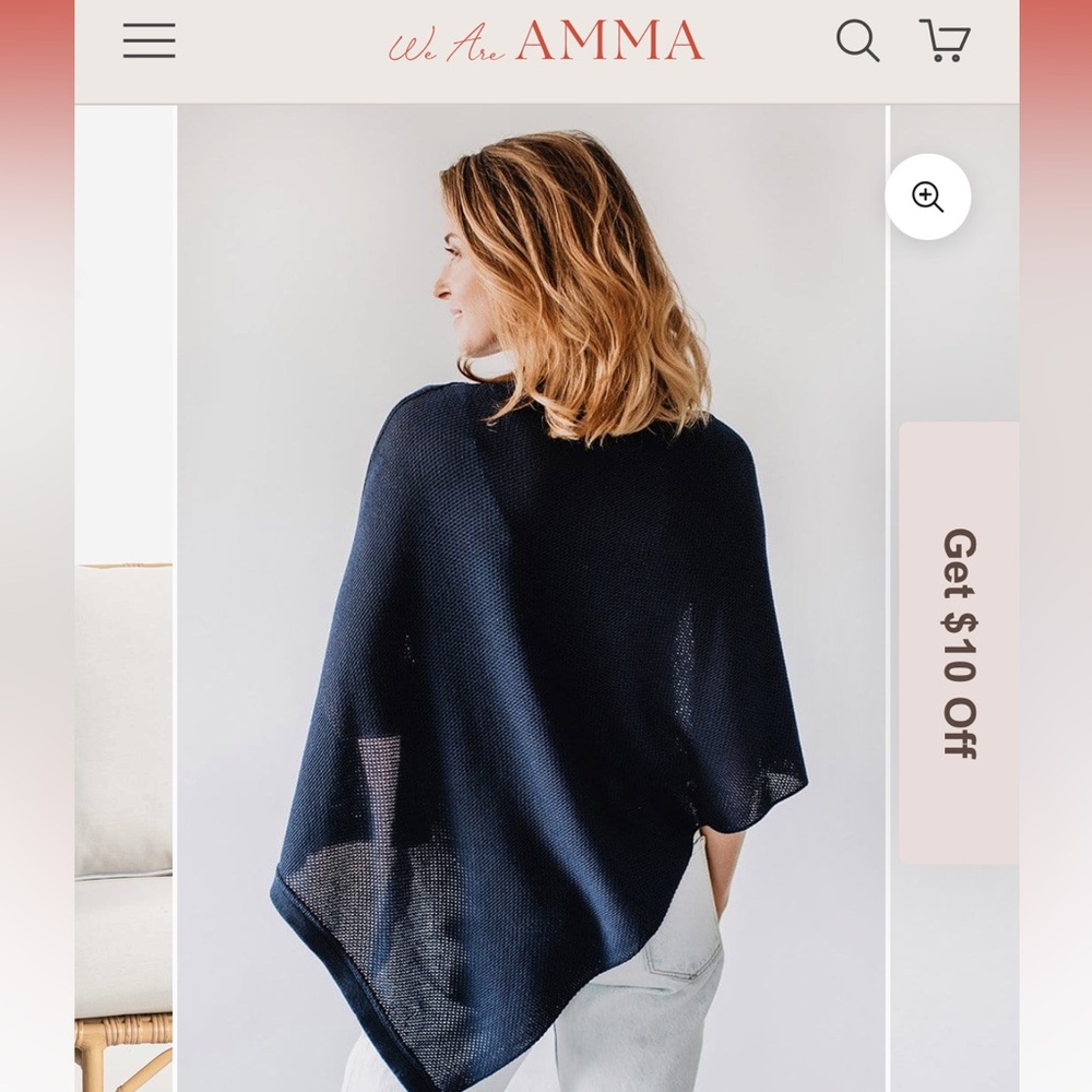 Navy Blue We Are Amma cocoon